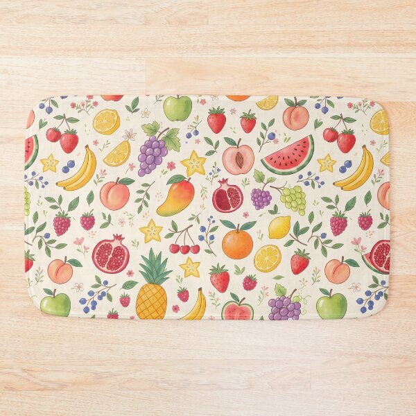 Item preview, Banana Vibrant Fresh Summer Fruit Citrus Berry Pattern designed and sold by ART ATTACK ZONE.