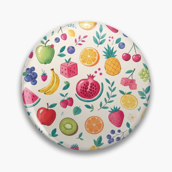 Item preview, Mango Vibrant Fresh Summer Fruit Citrus Berry Pattern designed and sold by ART ATTACK ZONE.