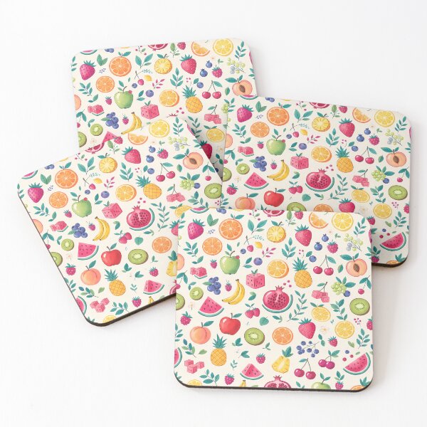 Item preview, Mango Vibrant Fresh Summer Fruit Citrus Berry Pattern designed and sold by ART ATTACK ZONE.