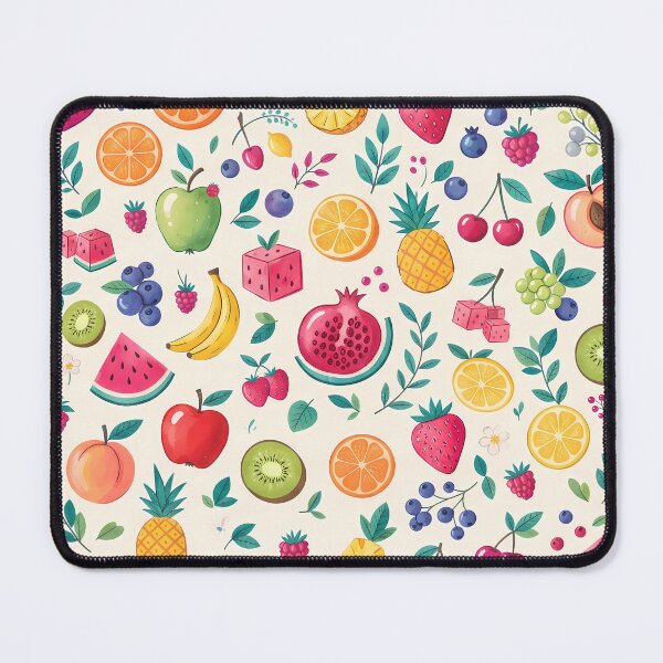 Item preview, Mango Vibrant Fresh Summer Fruit Citrus Berry Pattern designed and sold by ART ATTACK ZONE.