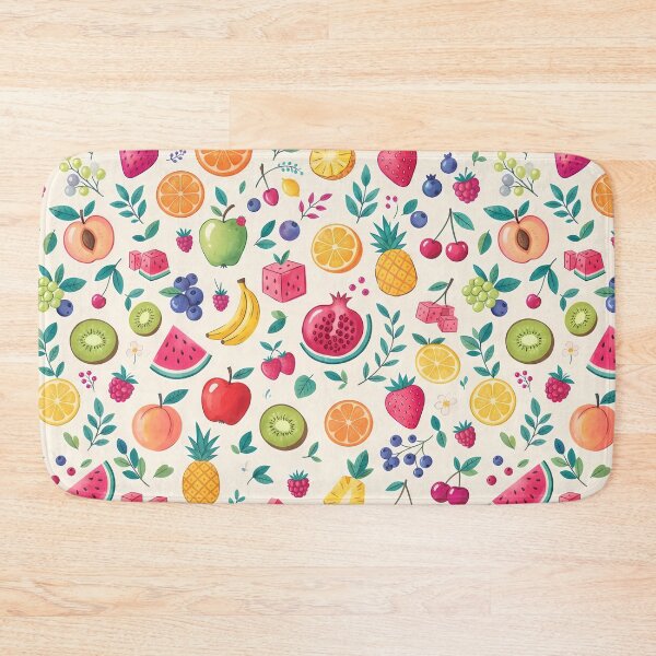 Item preview, Mango Vibrant Fresh Summer Fruit Citrus Berry Pattern designed and sold by ART ATTACK ZONE.