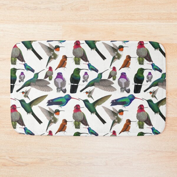 Item preview, Hummingbirds - white designed and sold by Wildlife Art by Holly.