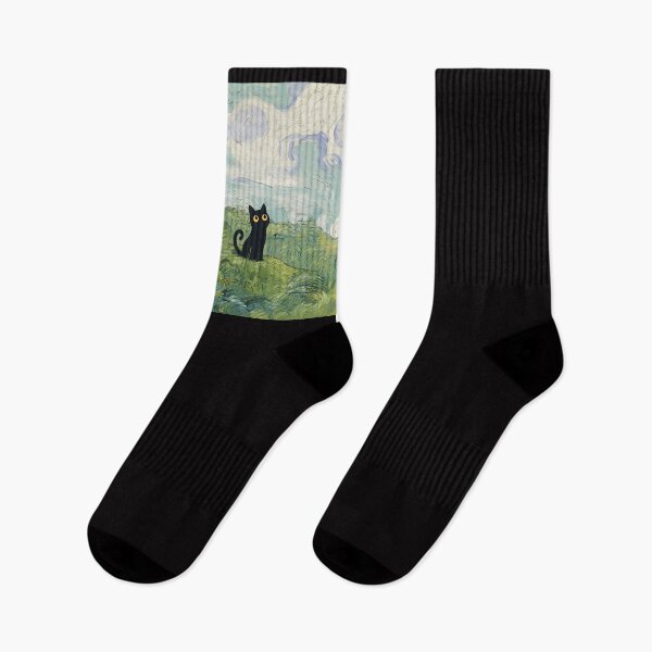 Item preview, cute cat in the green field designed and sold by PurrfectHome.