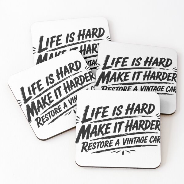 Item preview, Classic vintage car  Hot Rod aged life is hard designed and sold by BlueLineLAX.
