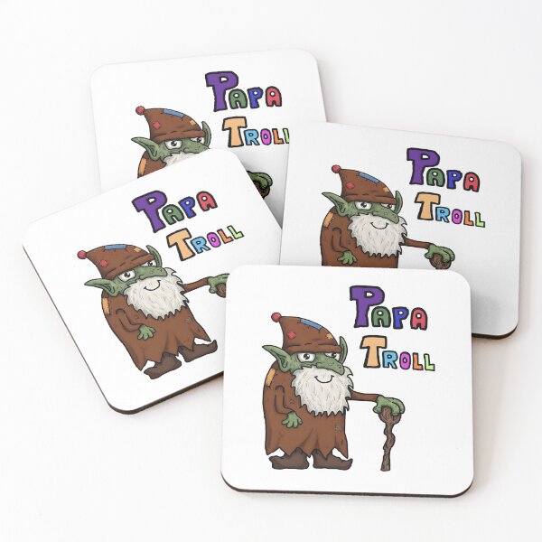 Item preview, Halloween Cartoon Papa Troll Father designed and sold by Murvel-Ink.