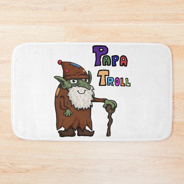 Item preview, Halloween Cartoon Papa Troll Father designed and sold by Murvel-Ink.