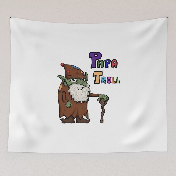 Item preview, Halloween Cartoon Papa Troll Father designed and sold by Murvel-Ink.