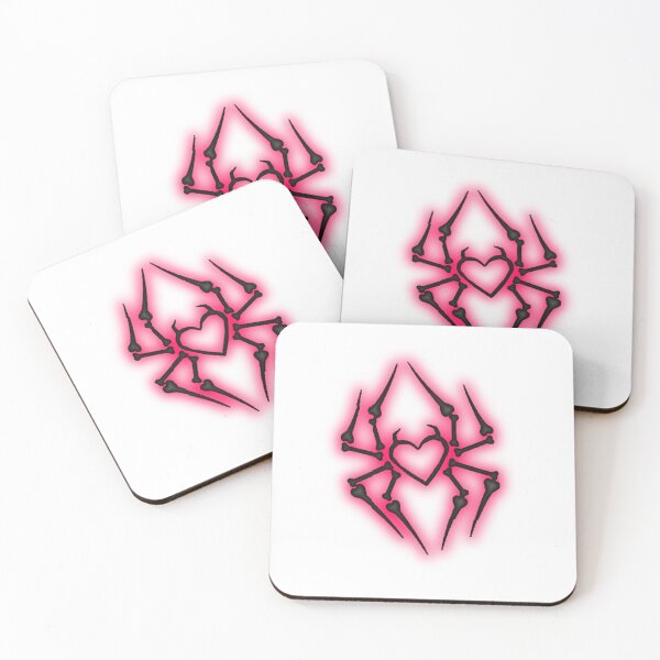 Item preview, Cyber Goth Pink Spider Heart Bone Art designed and sold by Koussgh.