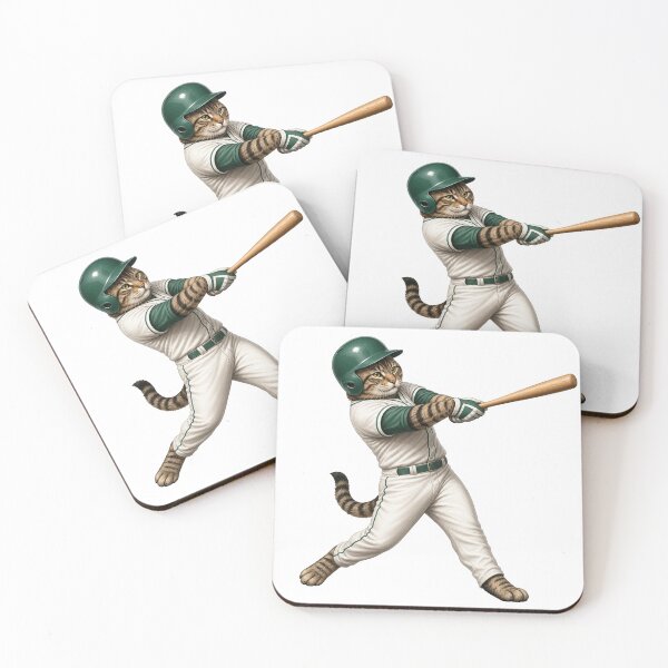 Item preview, Baseball Cat Batter Gift designed and sold by Wenvilgrace.