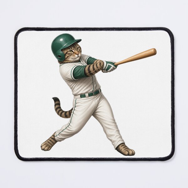 Item preview, Baseball Cat Batter Gift designed and sold by Wenvilgrace.