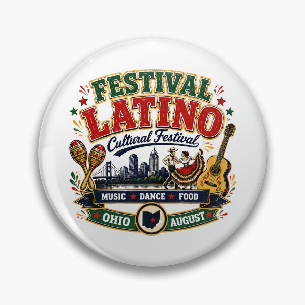 Item preview, Ohio Latino Festival August Celebration Design designed and sold by IRON WINGS /USAF.