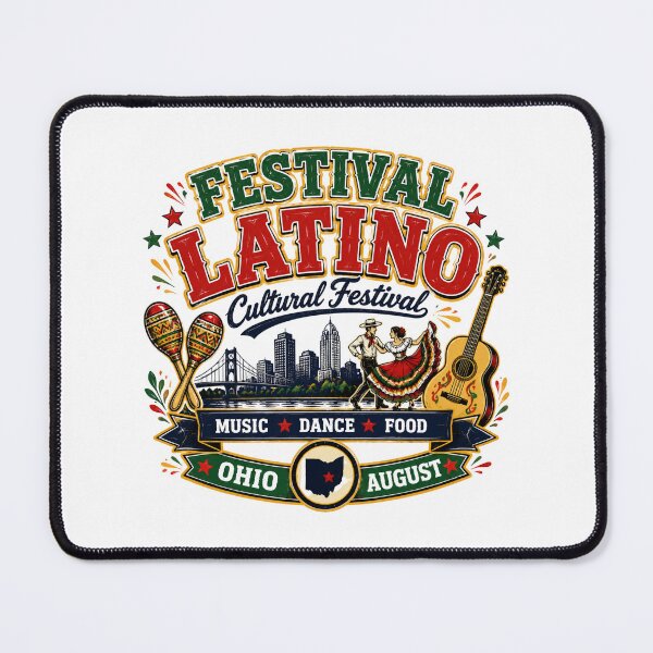 Item preview, Ohio Latino Festival August Celebration Design designed and sold by Combat Skies.