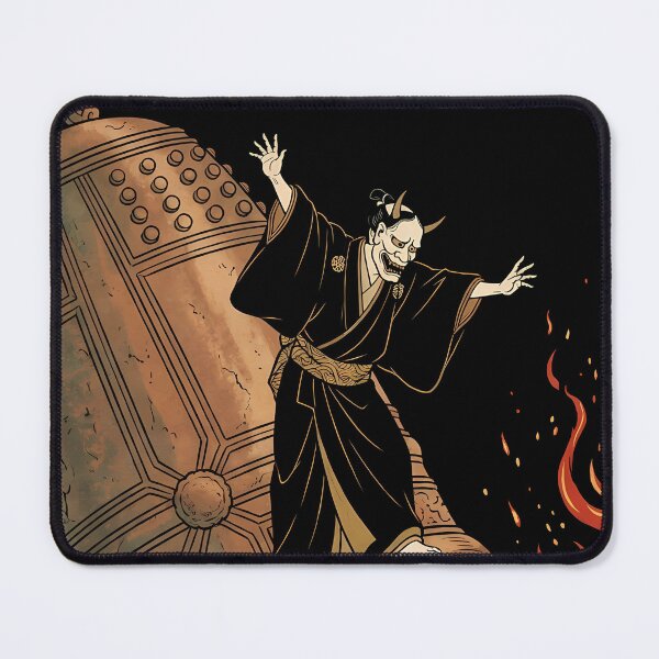 Item preview, Hannya Demon on Temple Bell in Flames Ukiyo-e designed and sold by TokyoUkiyoHouse.