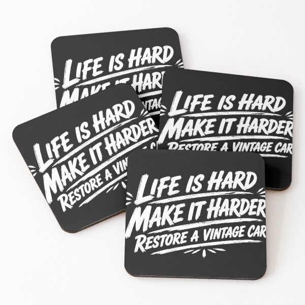 Item preview, Classic vintage car  Hot Rod aged life is hard designed and sold by BlueLineLAX.