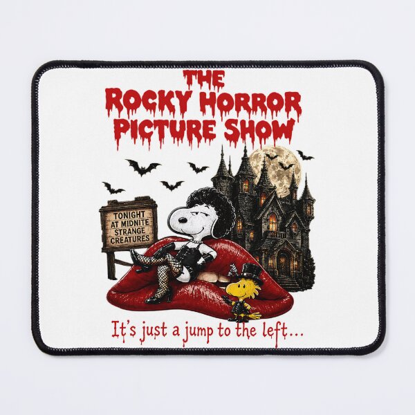 Item preview, Snoopy's Rocky horror picture show it's just a jump to the left don't dream it designed and sold by AdolphGarnerArt.