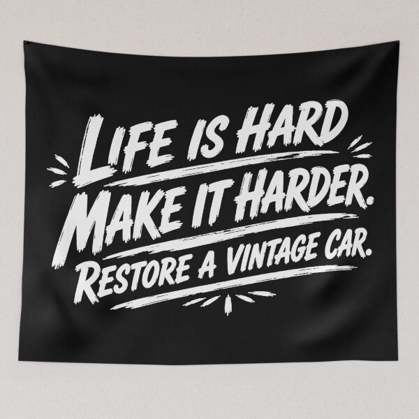 Item preview, Classic vintage car  Hot Rod aged life is hard designed and sold by BlueLineLAX.