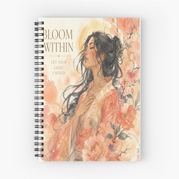 Item preview, Bloom Within Peach designed and sold by Seeking-Balance.