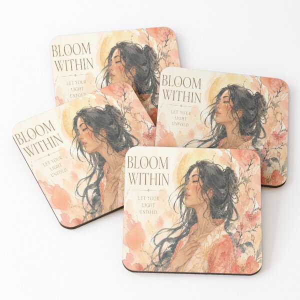 Item preview, Bloom Within Peach designed and sold by Seeking-Balance.