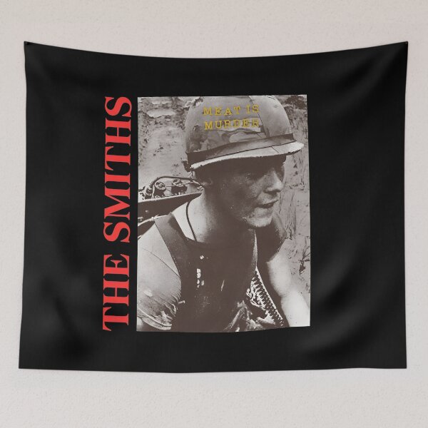 Item preview, The Smithss Meat Is Murder Helmet Soldier designed and sold by olaIAMfailing.