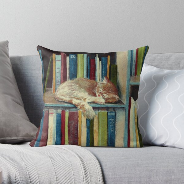 Quite Well Read Throw Pillow
