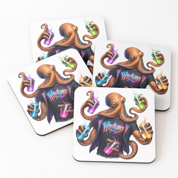 Item preview, Octopus Bartender Gift designed and sold by Wenvilgrace.