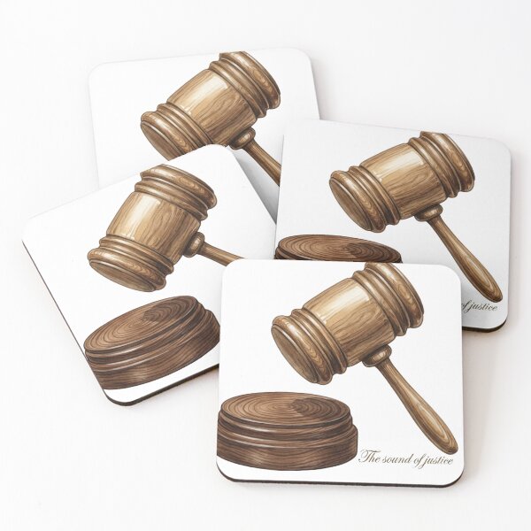 Item preview, Watercolor Wooden Gavel - The Sound of Justice designed and sold by Unique Gifts For Your Profession!.