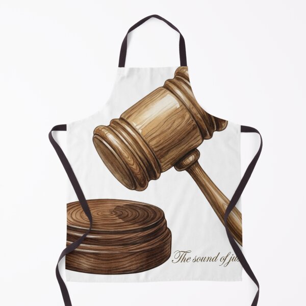 Item preview, Watercolor Wooden Gavel - The Sound of Justice designed and sold by Unique Gifts For Your Profession!.