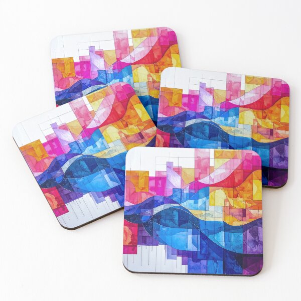 Item preview, Prismatic Wave Grid designed and sold by NizuCaCi.