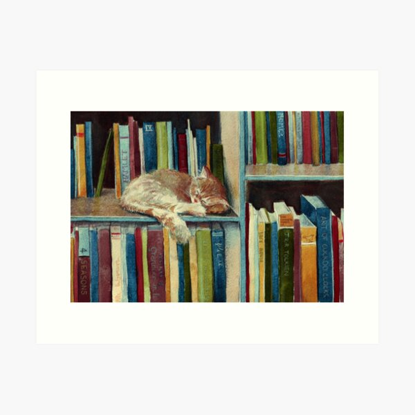 Quite Well Read Art Print