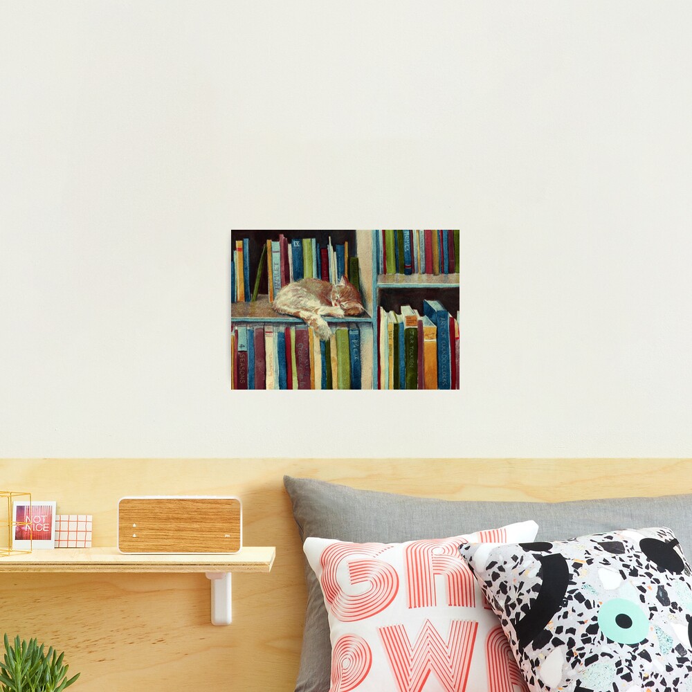 Quite Well Read Photographic Print