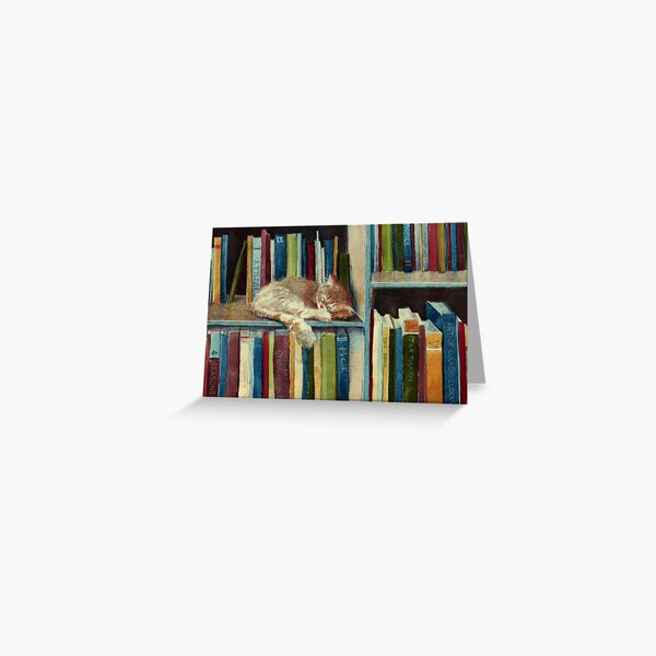 Quite Well Read Greeting Card