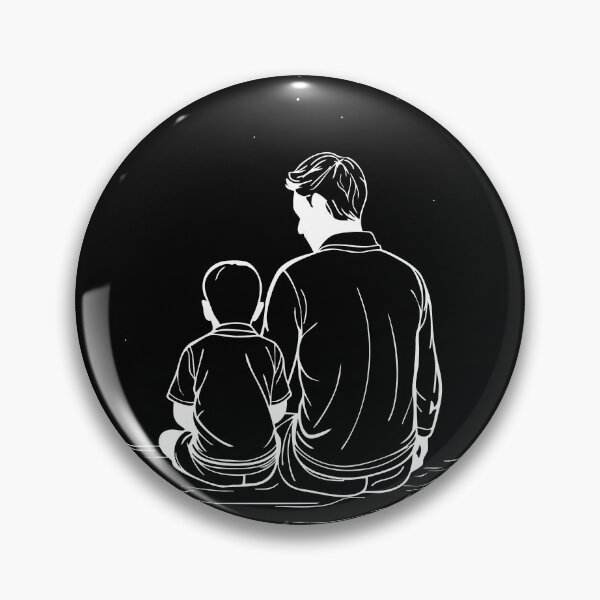 Item preview, Father and Son Under the Stars designed and sold by Design Atlas.