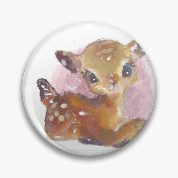 Item preview, Kawaii Pastel Fawn – Cute Aesthetic Artwork designed and sold by xWhimsyDreamsx.