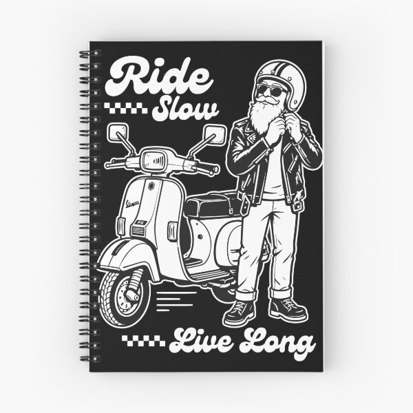 Item preview, Vespa scooter Ride Slow, long live designed and sold by Leeded.
