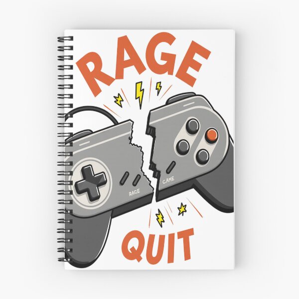 Item preview, Rage Quit Broken Controller Gamer Meme designed and sold by OwlStudioshop.
