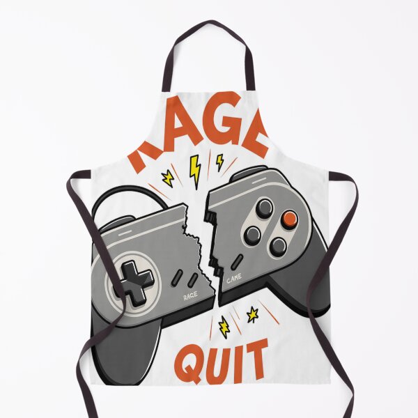 Item preview, Rage Quit Broken Controller Gamer Meme designed and sold by OwlStudioshop.