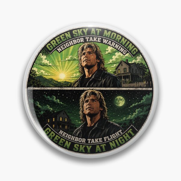 Item preview, green sky at night, green sky at morning designed and sold by American Artist Designs.
