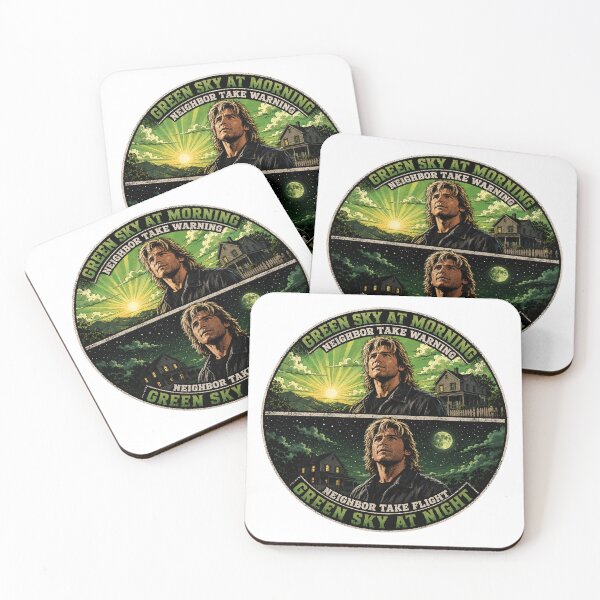 Item preview, green sky at night, green sky at morning designed and sold by American Artist Designs.
