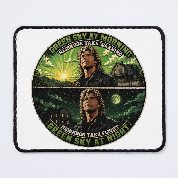 Item preview, green sky at night, green sky at morning designed and sold by American Artist Designs.