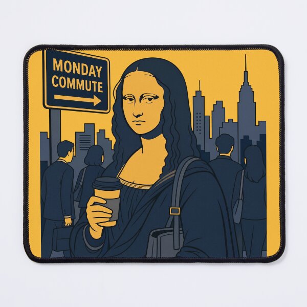 Item preview, Monday Mona – Powered by Coffee designed and sold by ManggaeJM.