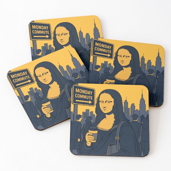 Item preview, Monday Mona – Powered by Coffee designed and sold by ManggaeJM.