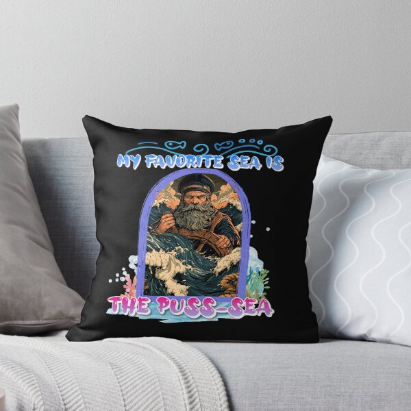 Item preview, My Favorite Sea is The Puss-sea Funny Adult Design designed and sold by DarkRelicStudio.