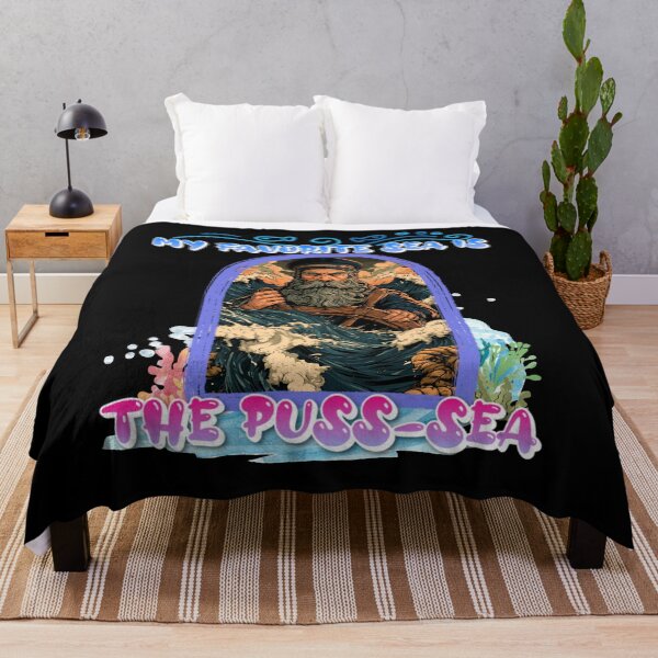 Item preview, My Favorite Sea is The Puss-sea Funny Adult Design designed and sold by DarkRelicStudio.