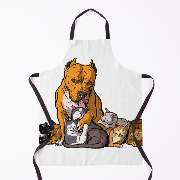 Item preview, Pit Bull Raised by Six Cats Acts More Like a Cat Than a Dog designed and sold by Zeitgeistery.