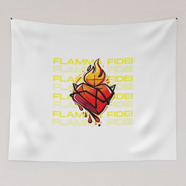 Item preview, Flamma Fidei - Flame of Faith Flaming Heart designed and sold by Emmafeystilo.