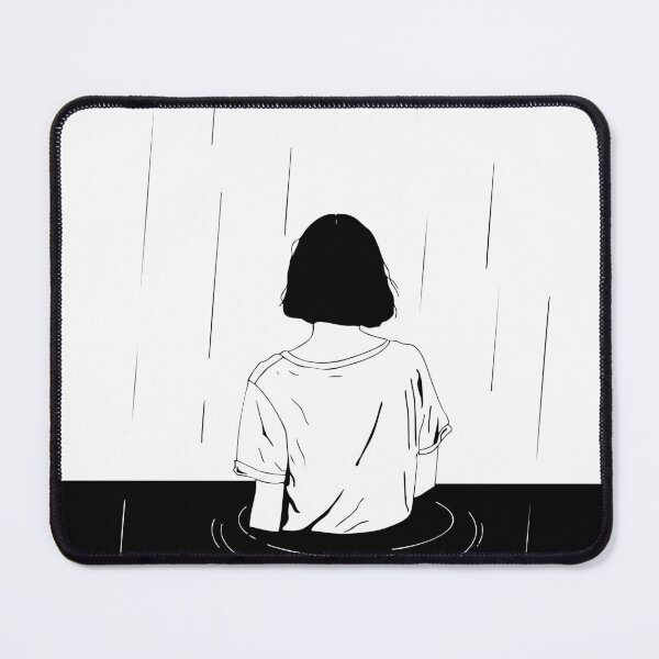 Item preview, Lonely Silhouette in the Rain designed and sold by Design Atlas.