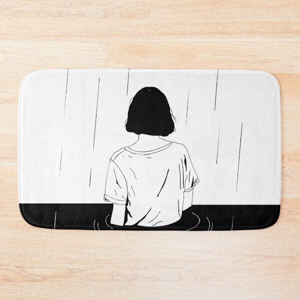 Item preview, Lonely Silhouette in the Rain designed and sold by Design Atlas.
