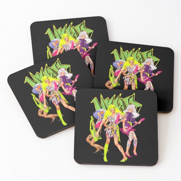 Item preview, Female Figures Holding Guitars Bright Colorful designed and sold by REXELENS.