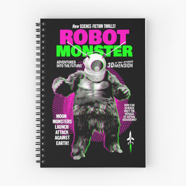 Item preview, Robot Monster Sci Fi Thrills 3D Dimension designed and sold by design-az.