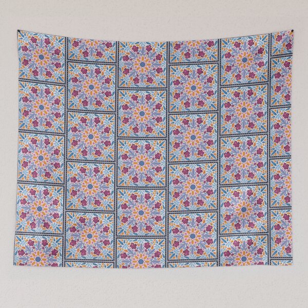 Item preview, Tropical Boho Floral Tile Pattern designed and sold by kaitlynlingo.